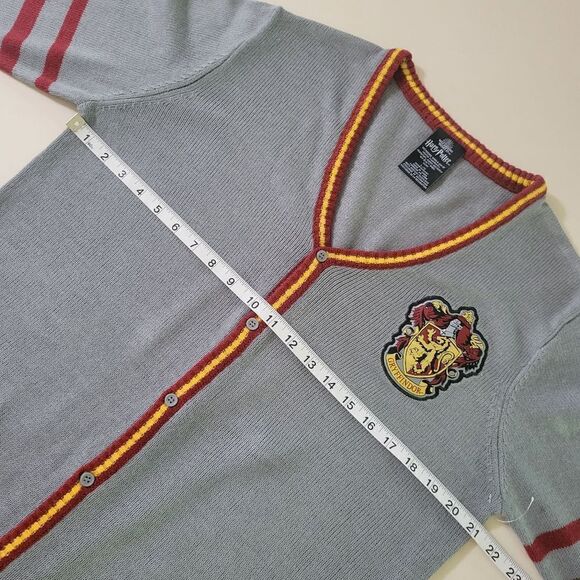 Harry Potter Women's Gryffindor House Open Front Cardigan Knit Sweater - Picture 5 of 14